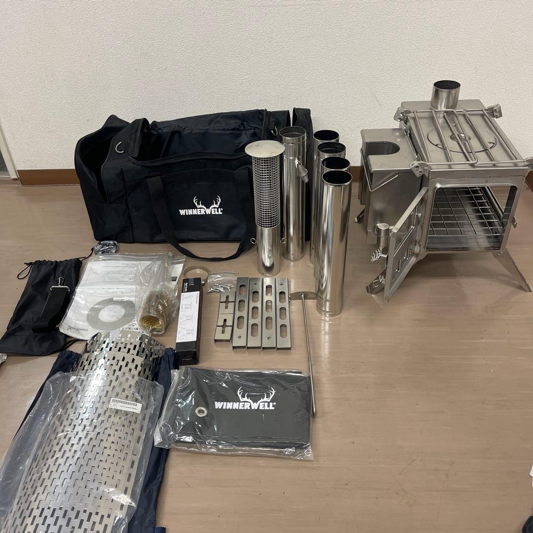 新品　未使用品　WINNER WELL 薪ストーブ　フルセット