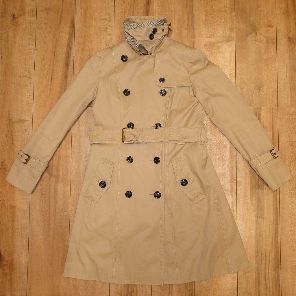 バーバリーブルーレーベル　トレンチコート　ノバチェック　ライナー　2way　S