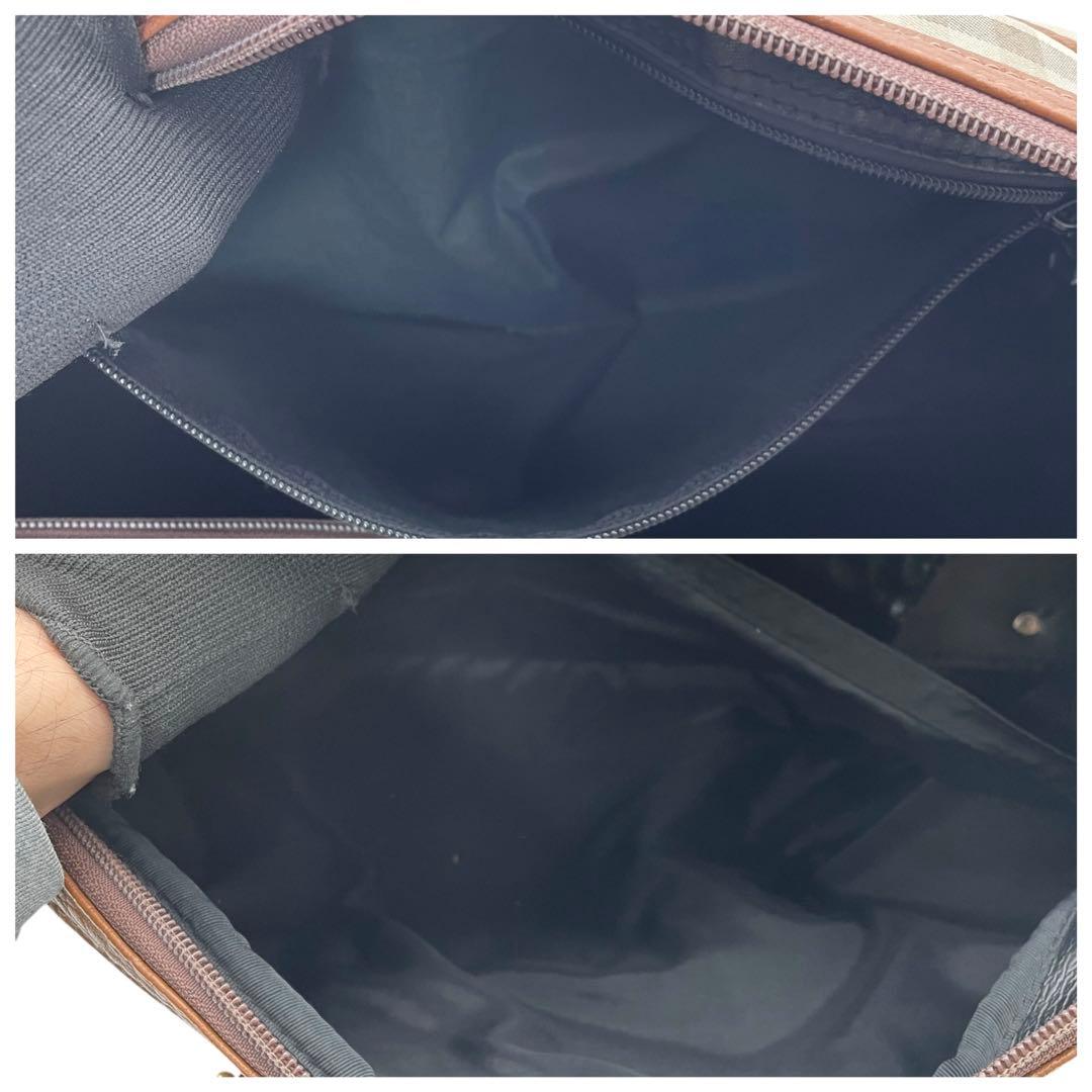 Burberry バーバリー ノバ チェック ボストン バッグ 大容量