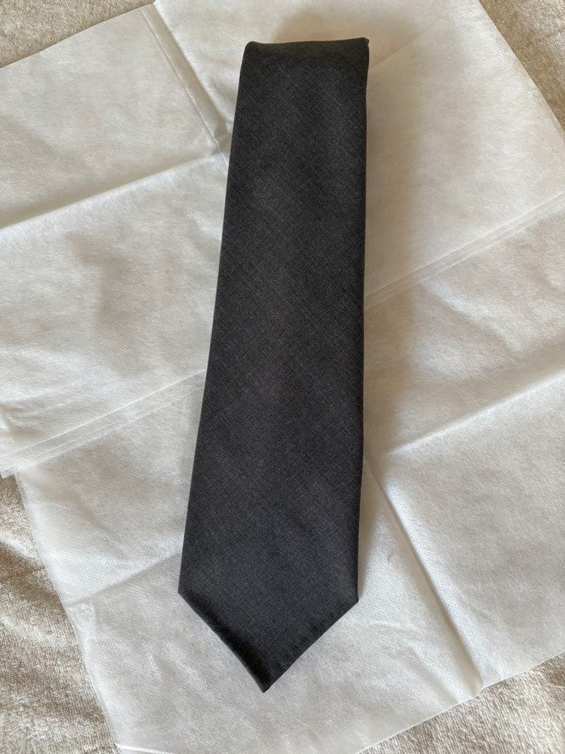 ジュストビスポーク　ネクタイ　ブラウン　グレイッシュ　シャロン購入