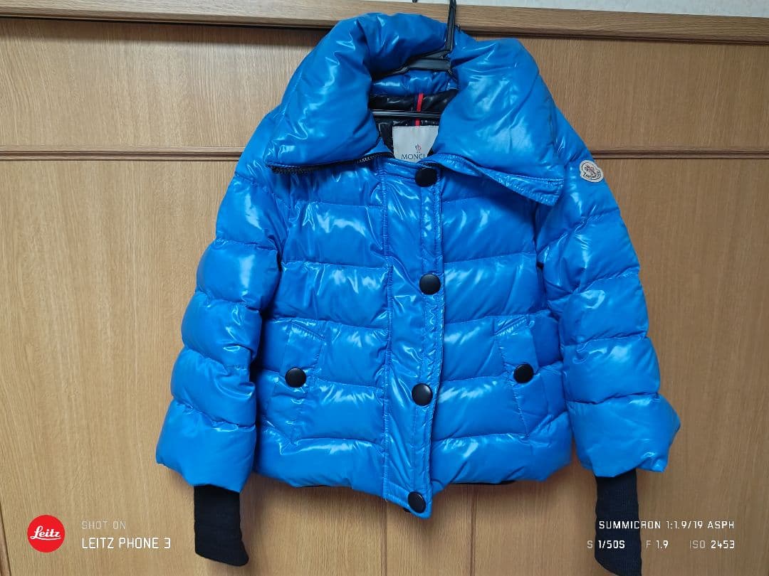 マロン　モンクレール　TULSAダウン　青サイズ0　HYKE好きに