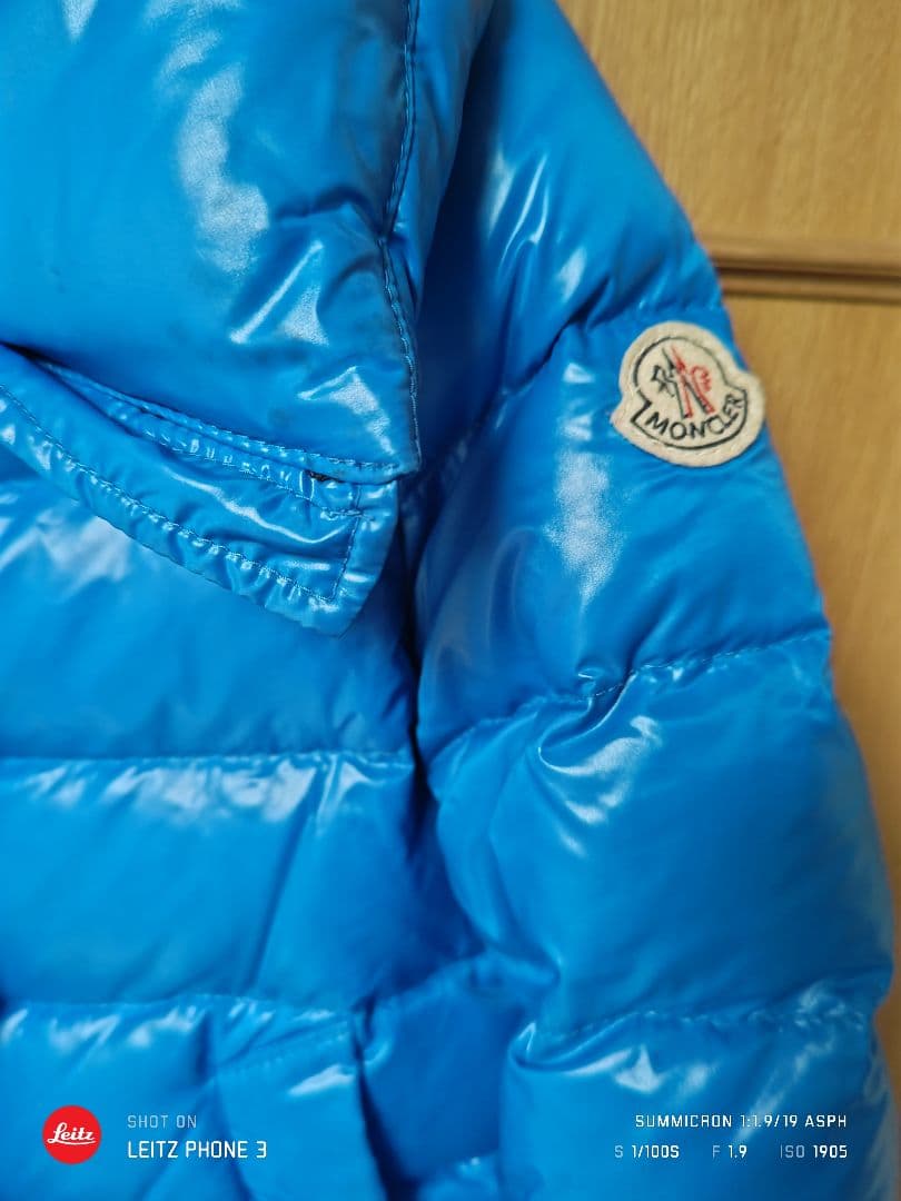 マロン　モンクレール　TULSAダウン　青サイズ0　HYKE好きに