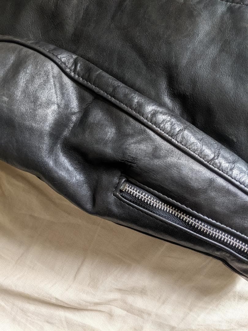 Leathercraft Process レザージャケット 革ジャン ブラック