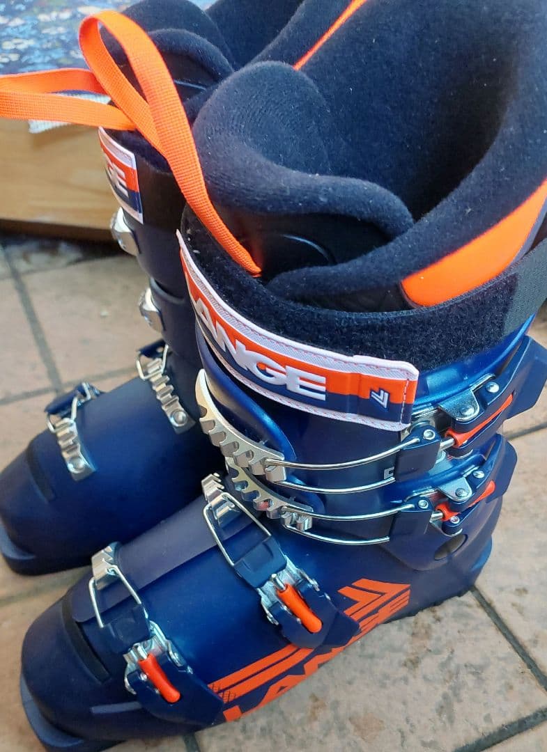 新品未使用　Lange RSJ スキーブーツ ネイビー/オレンジ