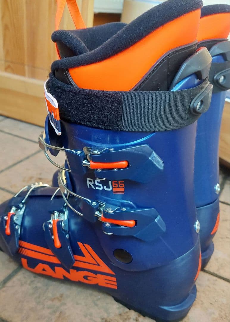 新品未使用　Lange RSJ スキーブーツ ネイビー/オレンジ