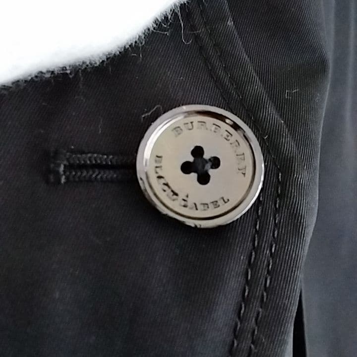 BURBERRY ダブルブレスト トレンチコート ブラック 日本製 三陽商会