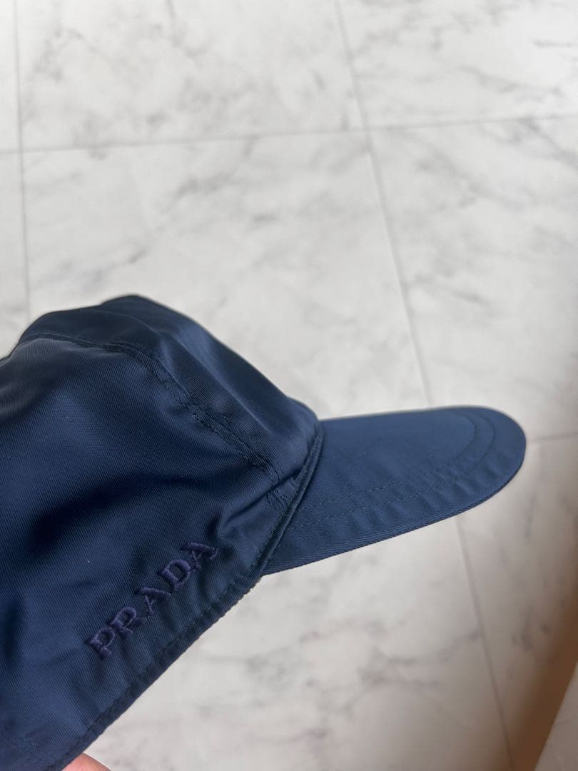 プラダ　ネイビーキャップM