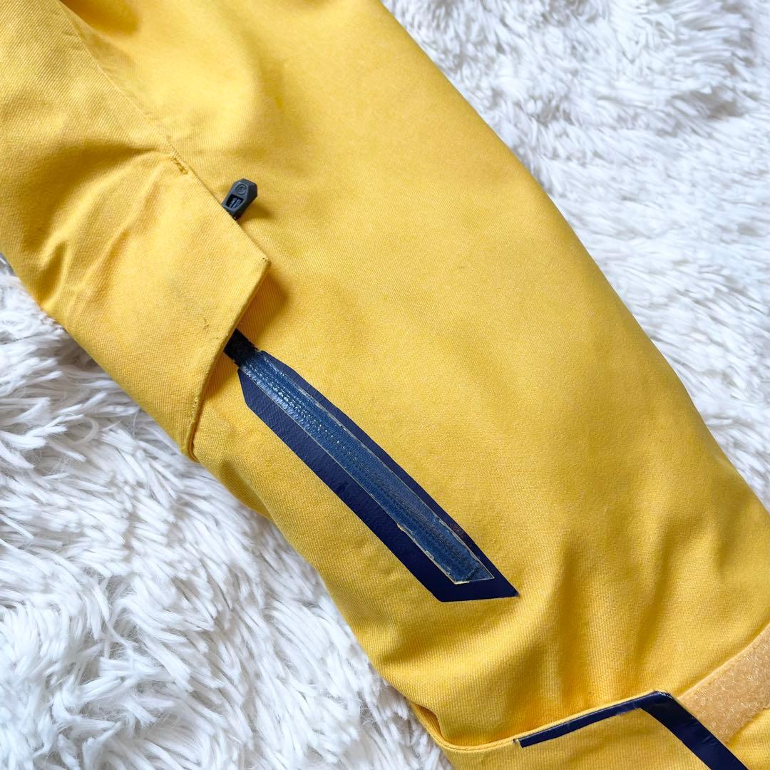 MAMMUT 多機能アウター スノージャケット Lサイズ 刺繍ロゴ イエロー