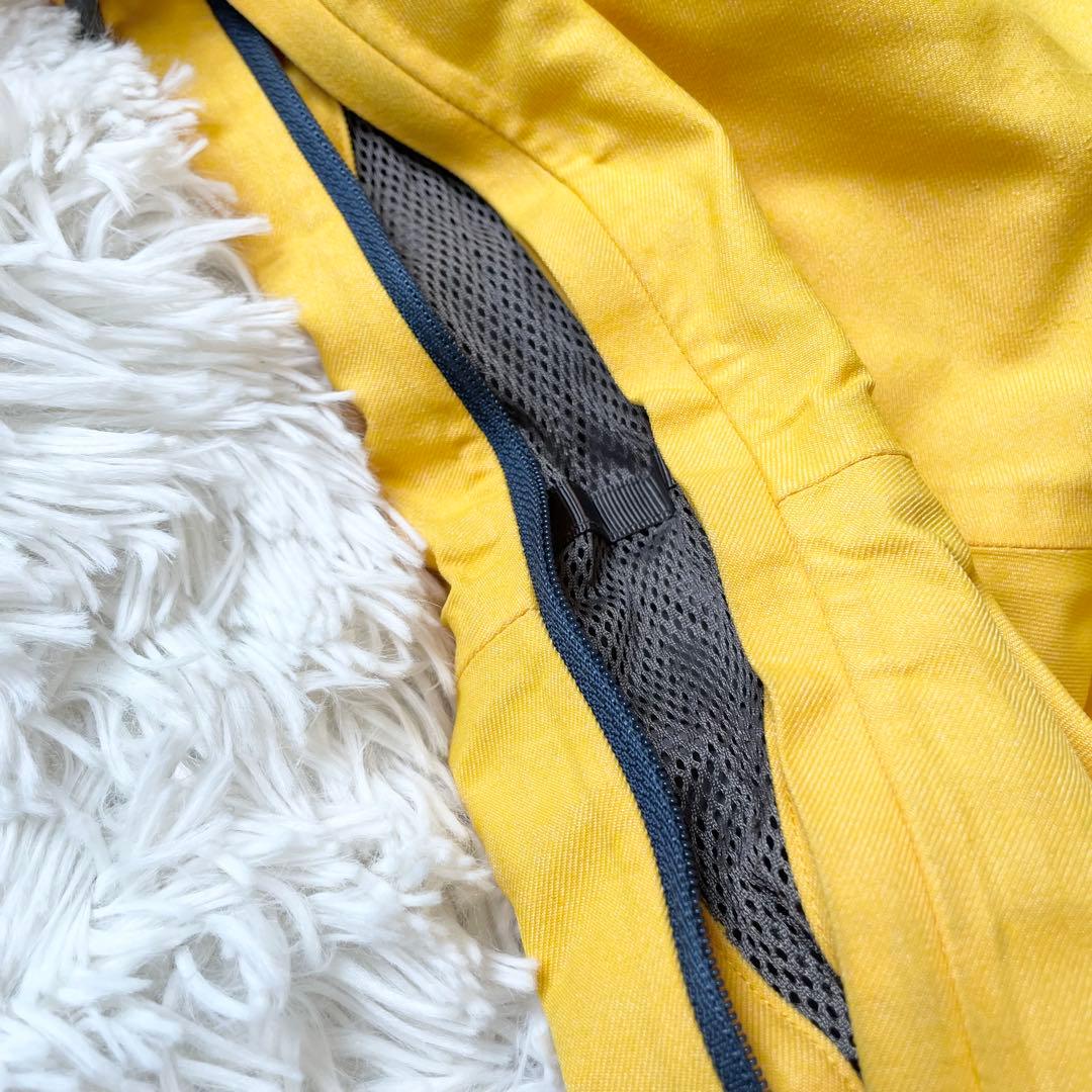 MAMMUT 多機能アウター スノージャケット Lサイズ 刺繍ロゴ イエロー