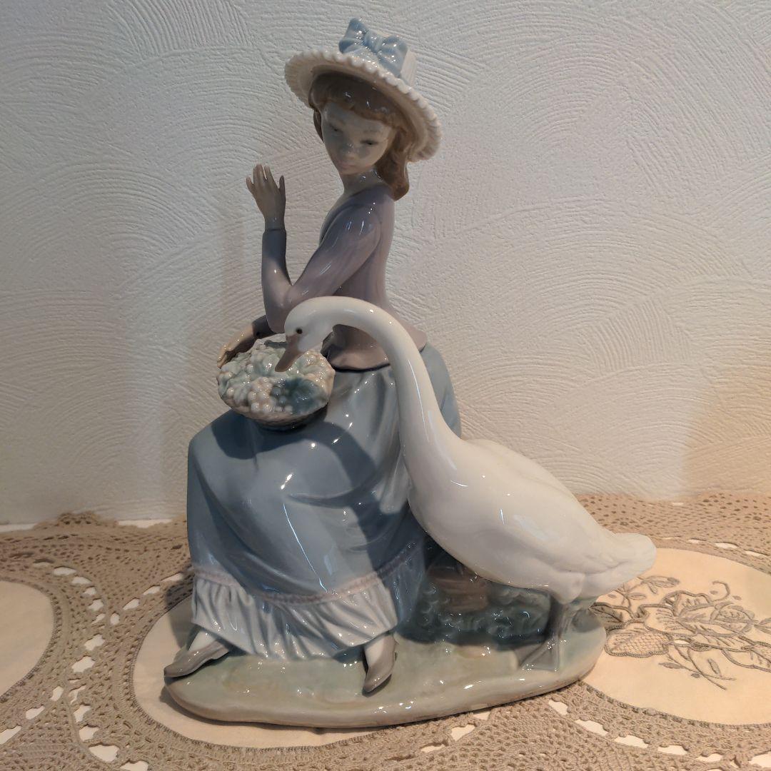 リヤドロ　食いしん坊なアヒルさん