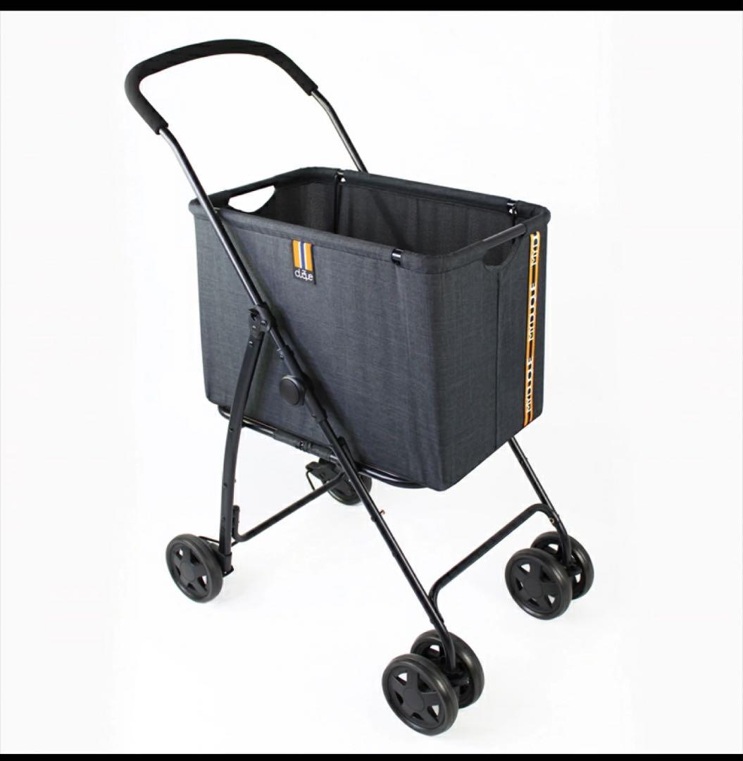 ダークグレー キャリーカート 折りたたみドイツ