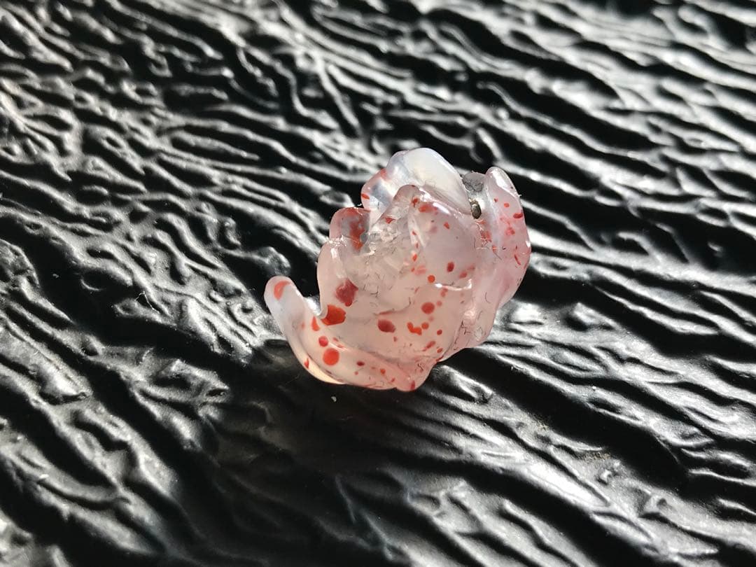 ゴビ石−1242 ゴビ瑪瑙　彫刻物セット　ハンドメイドパーツ