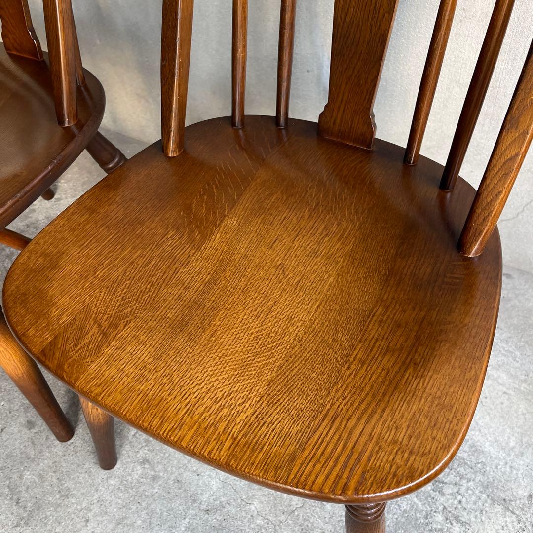 希少　飛騨家具　キツツキ　曲木ウィンザーチェア　2脚セット