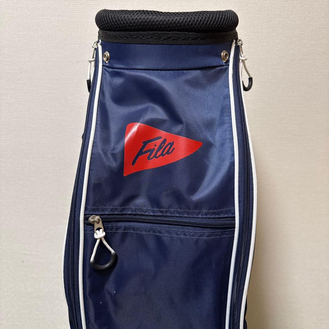美品 FILA フィラ キャディバッグ 8型 46インチ対応 約2.5kg