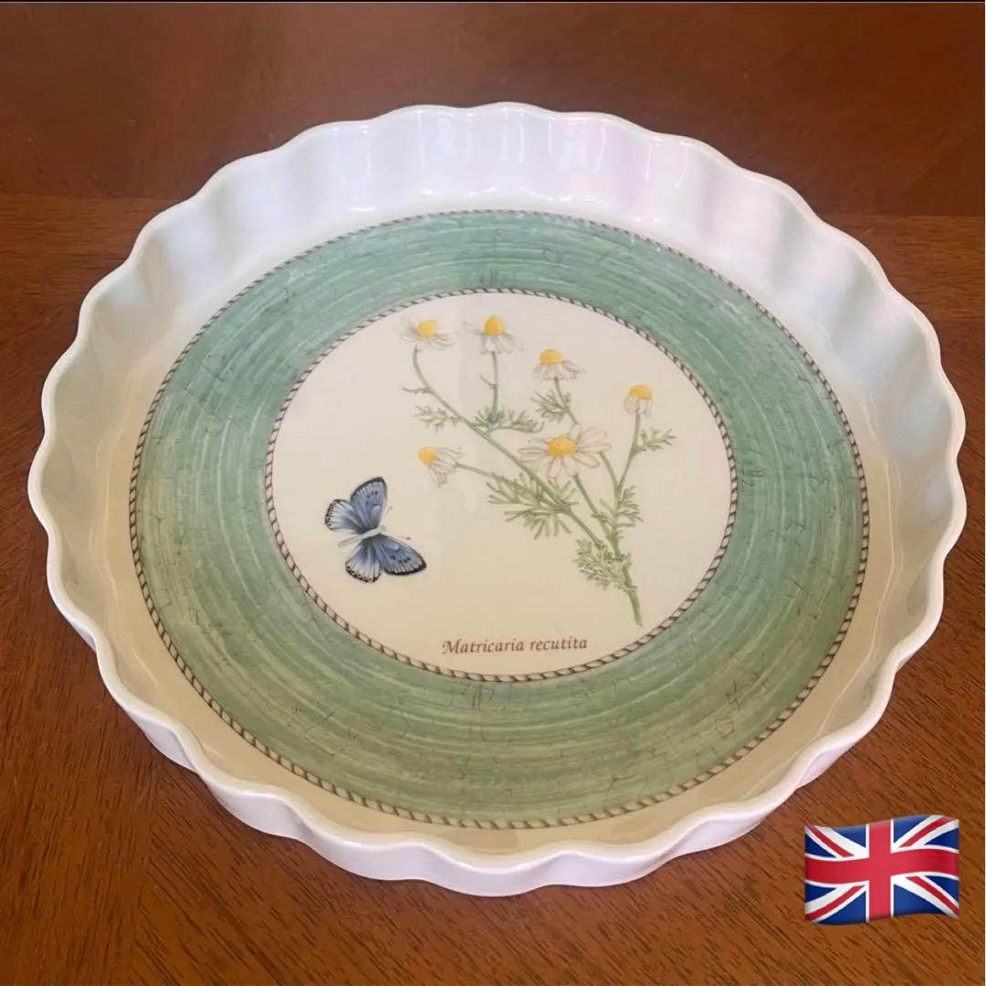 【レア美品】ウェッジウッド　サラズガーデン★カモミール★大きなパイ皿