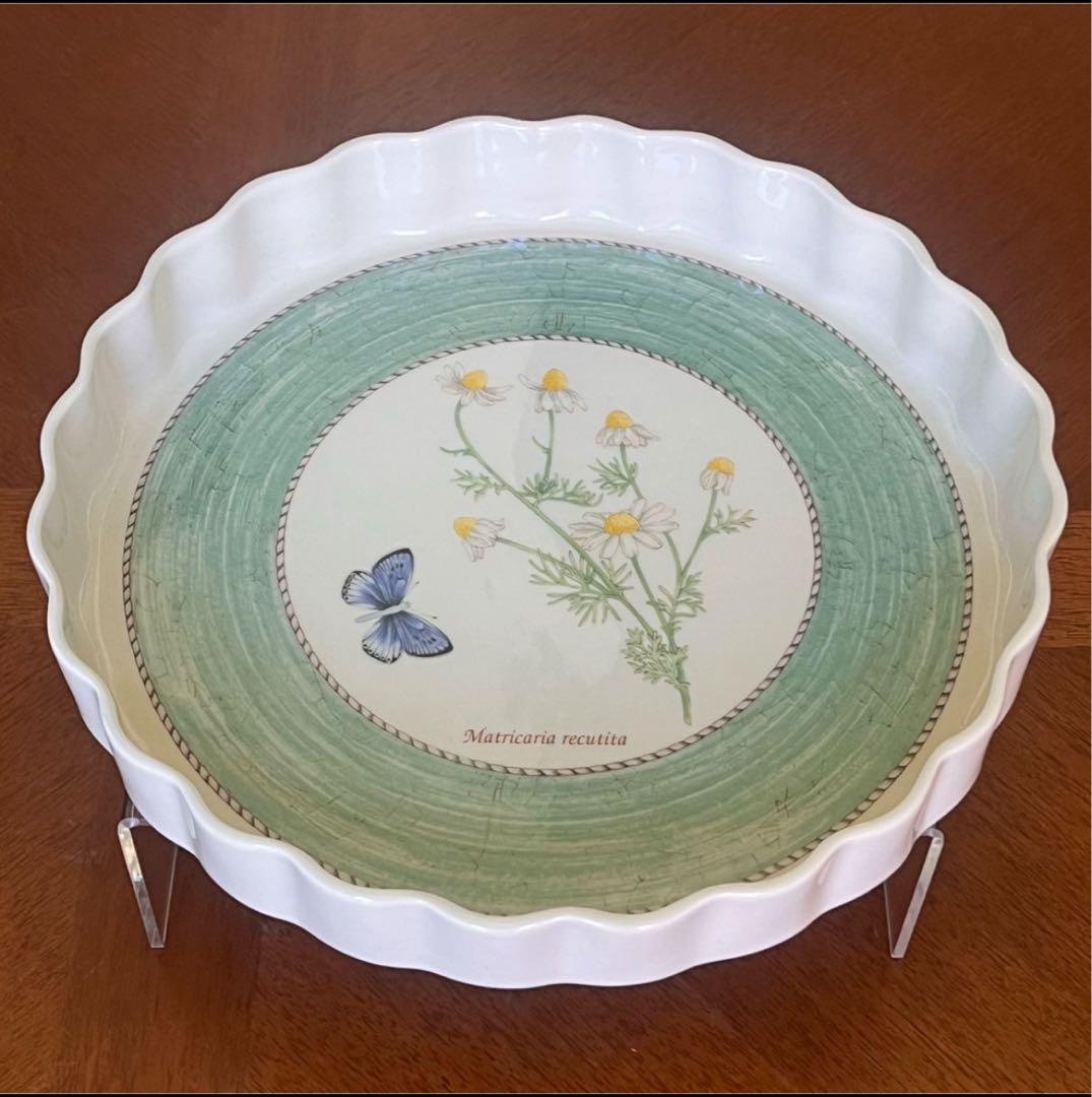 【レア美品】ウェッジウッド　サラズガーデン★カモミール★大きなパイ皿