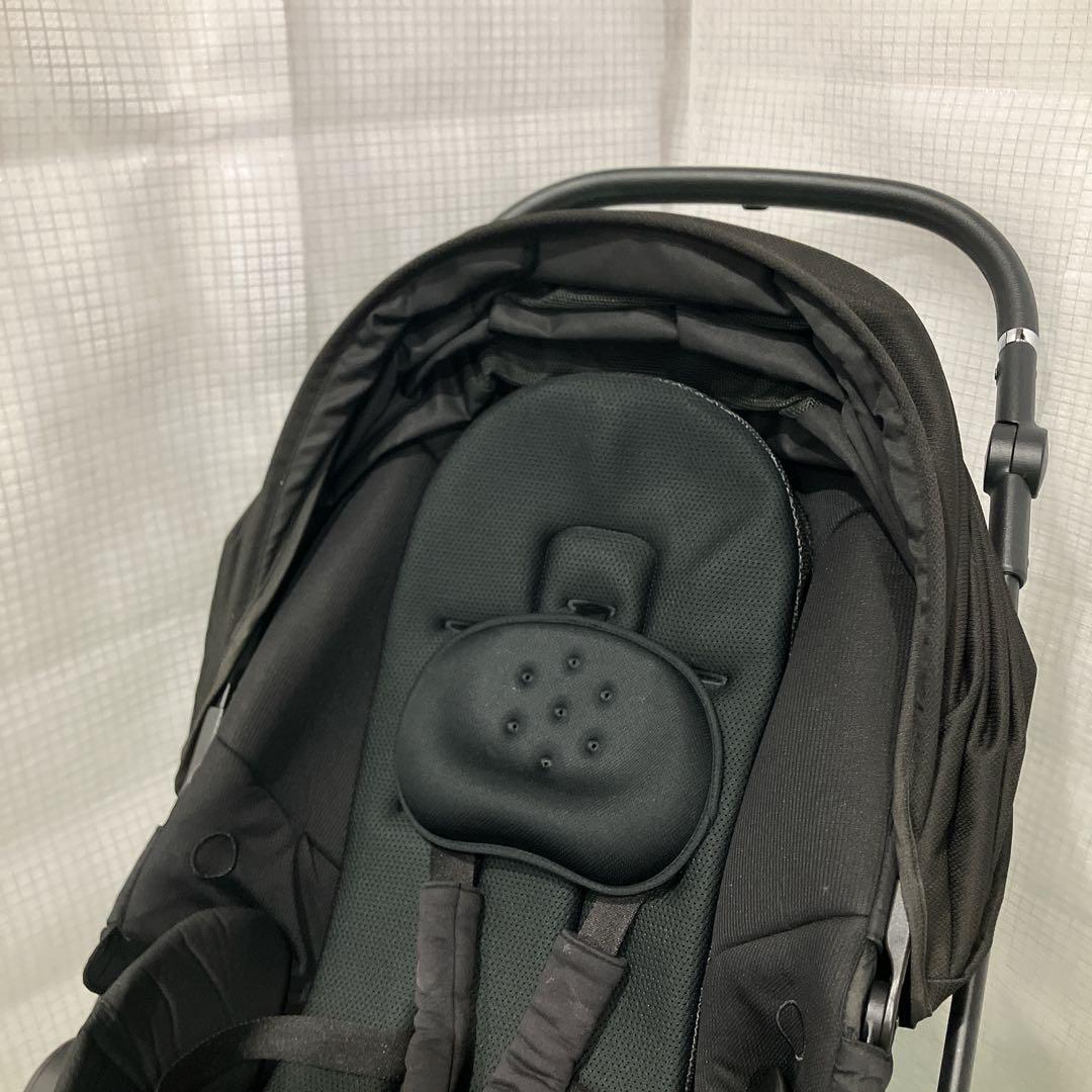 美品 LUCE ルーチェ プレミアム ピンク 限定色 ベビーカー ブラック