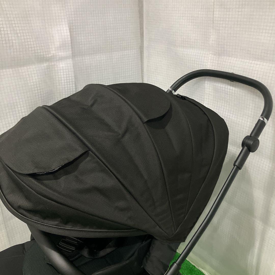 美品 LUCE ルーチェ プレミアム ピンク 限定色 ベビーカー ブラック