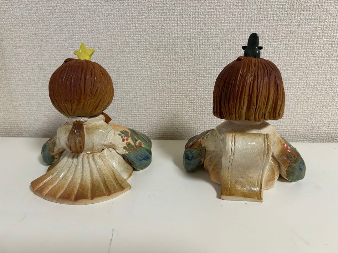 昭和 雛人形 陶器製 竹内洋子