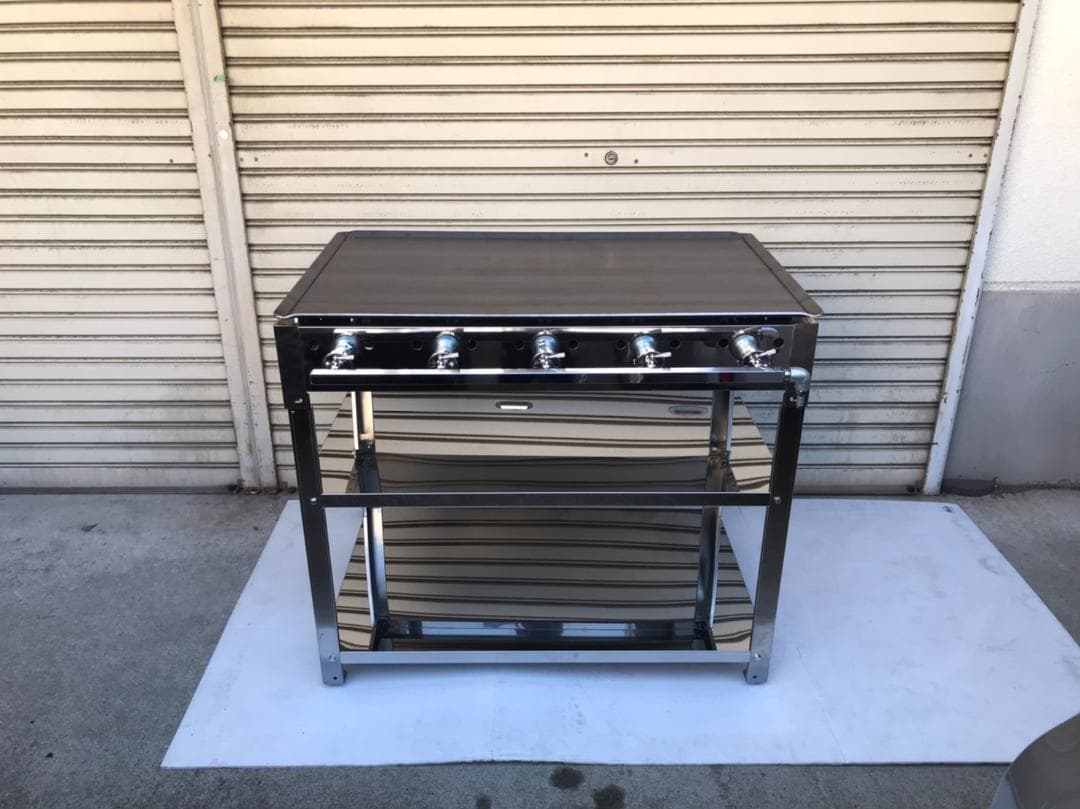 ９００×５５０【新品　グリドル　鉄板焼　グリラー】台付　天板１枚　副業　独立開業
