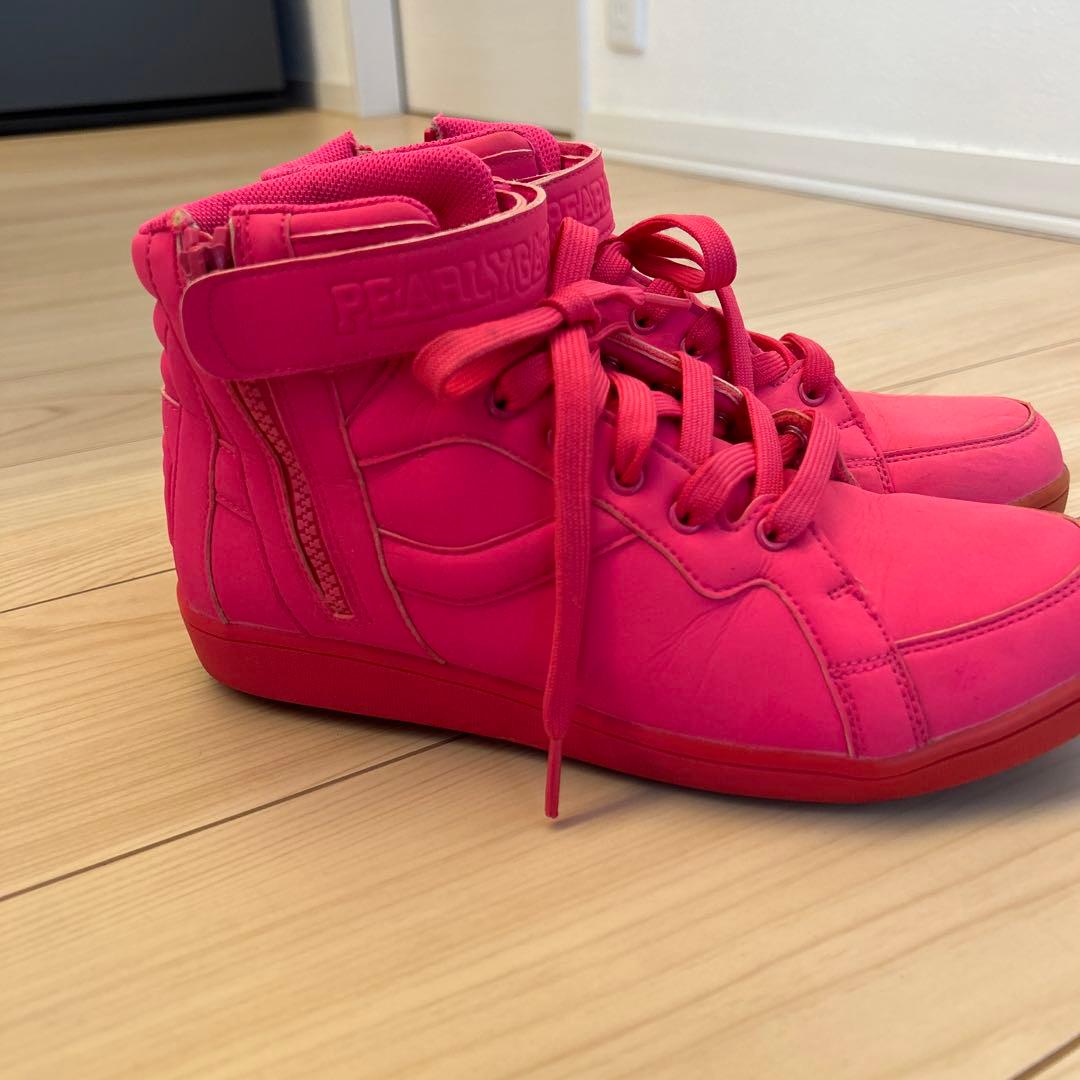 パーリーゲイツ ピンク ゴルフシューズ