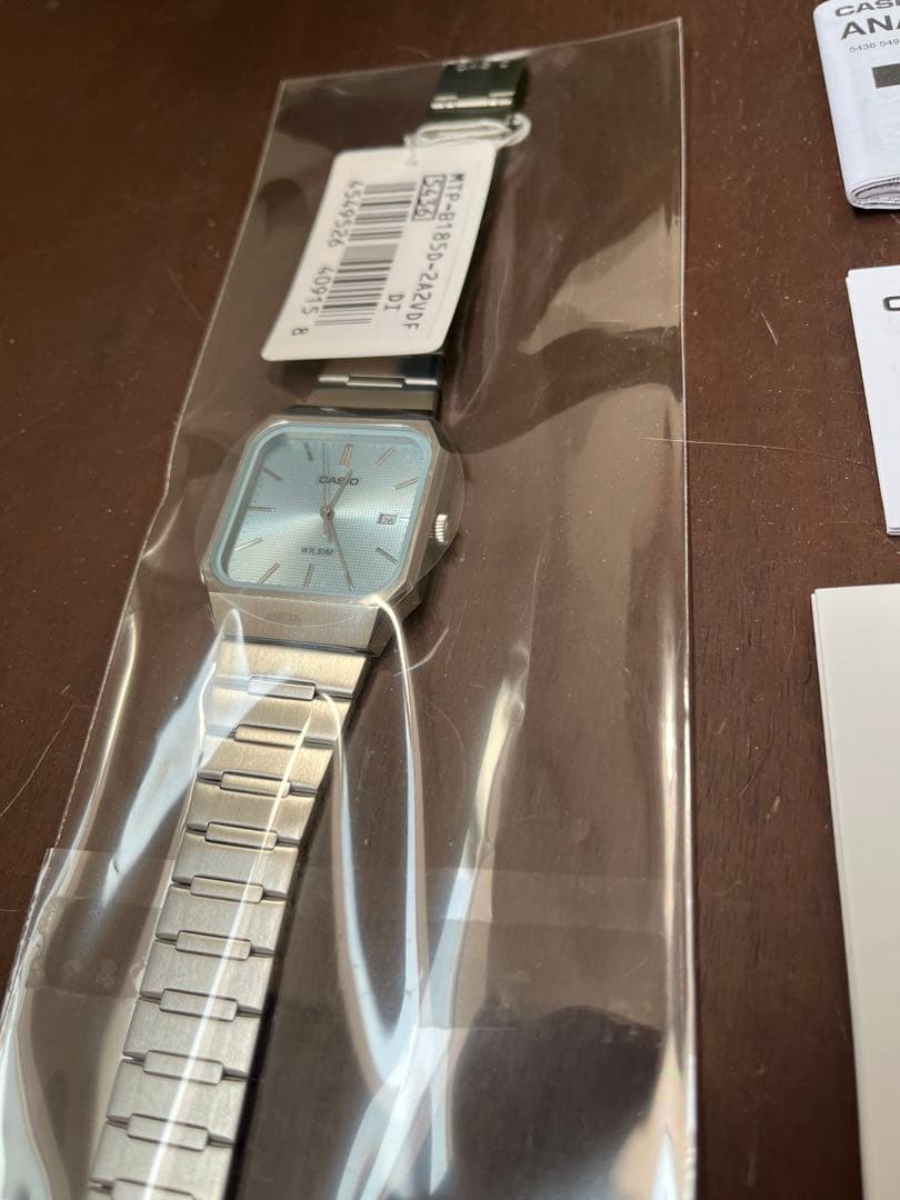 p*n様 CASIO MTP-B185D 2A2Vアイスブルー【新品・未使用・保