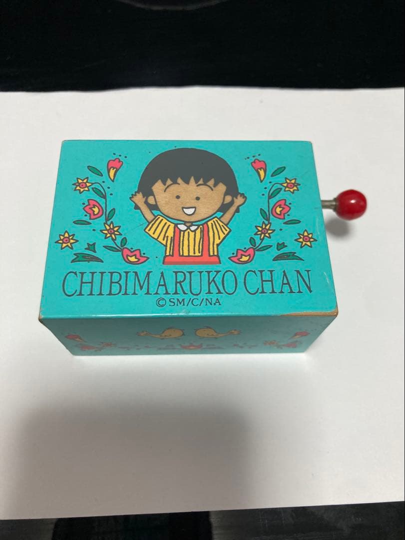 ちびまる子ちゃん　レトロ　オルゴール　木箱