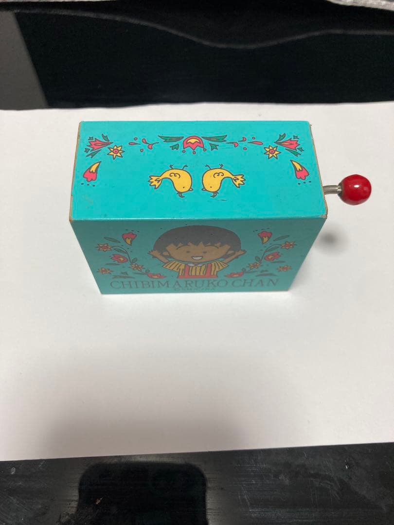 ちびまる子ちゃん　レトロ　オルゴール　木箱