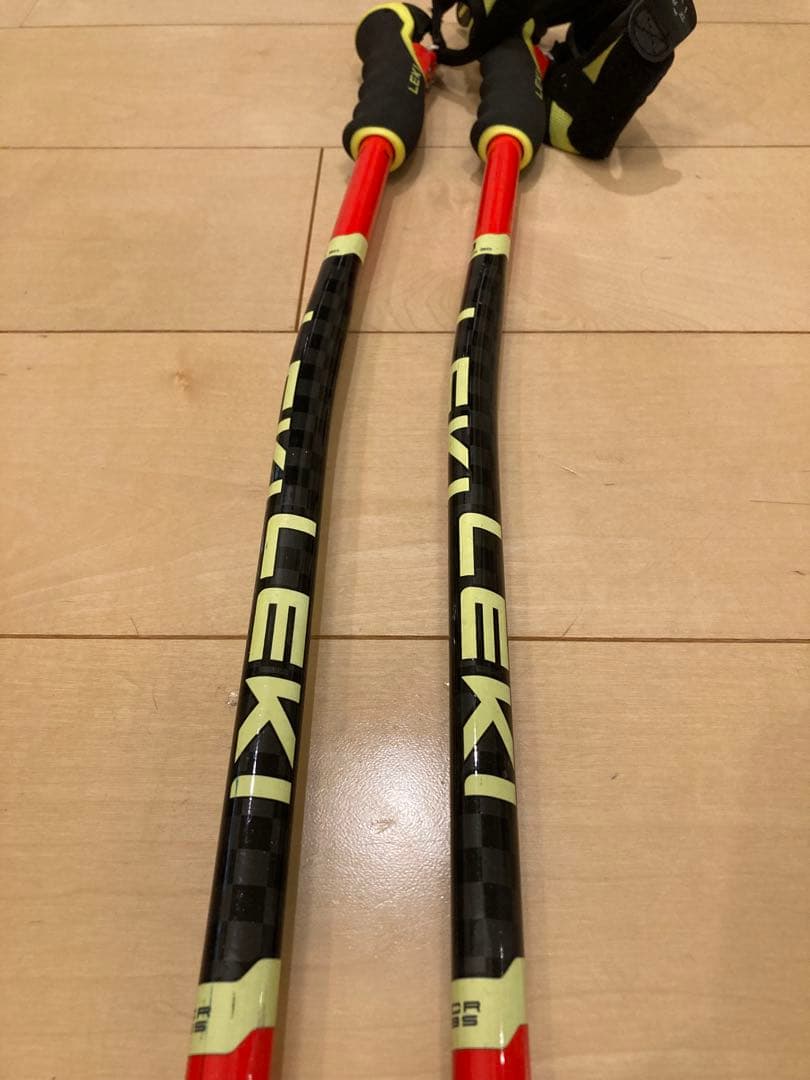 LEKI GSポール アルミストック　ストラップ付き