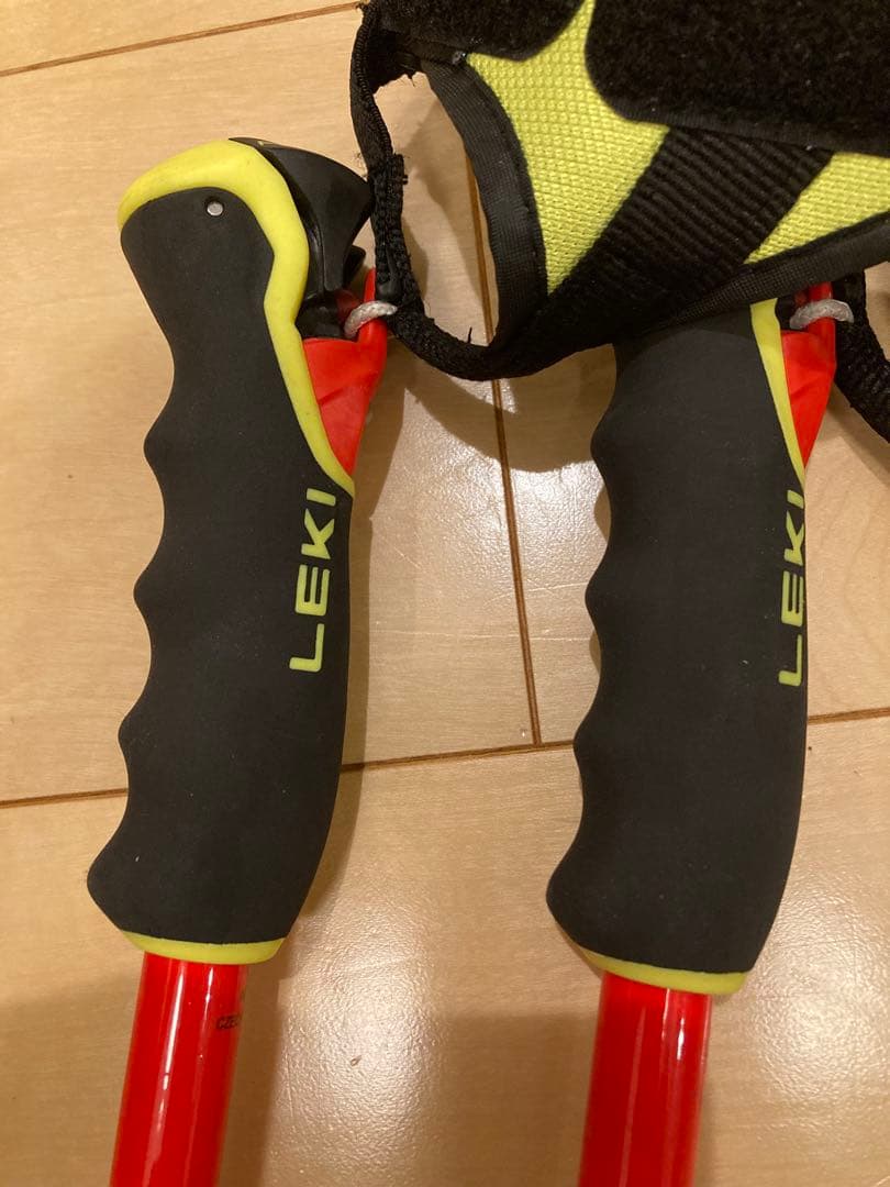LEKI GSポール アルミストック　ストラップ付き