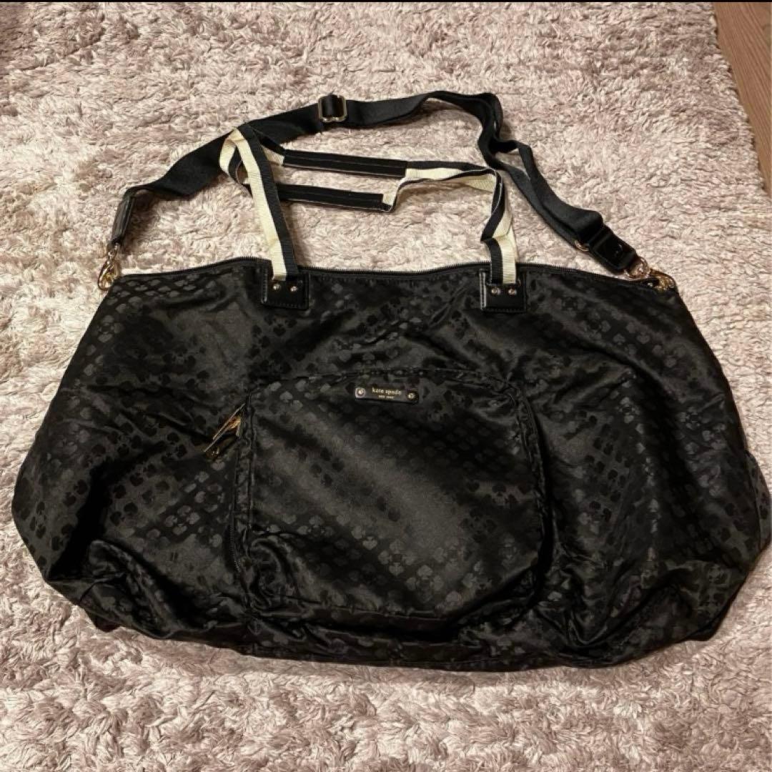 ＜新品未使用>ケイトスペード ナイロンバッグ 折りたたみ 旅行バッグ
