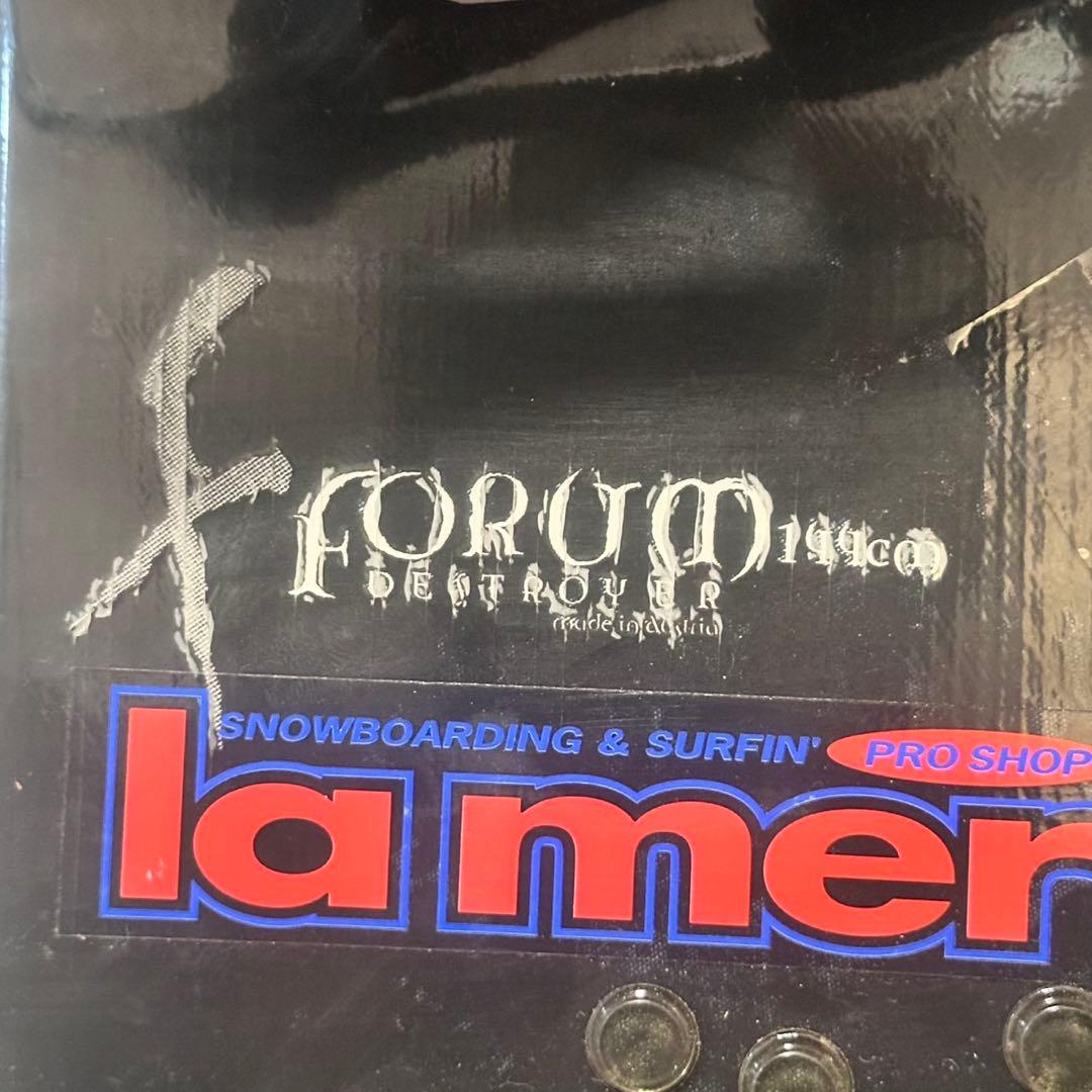 FORUM DESTROYER 144cm バインディング付き ケース付き