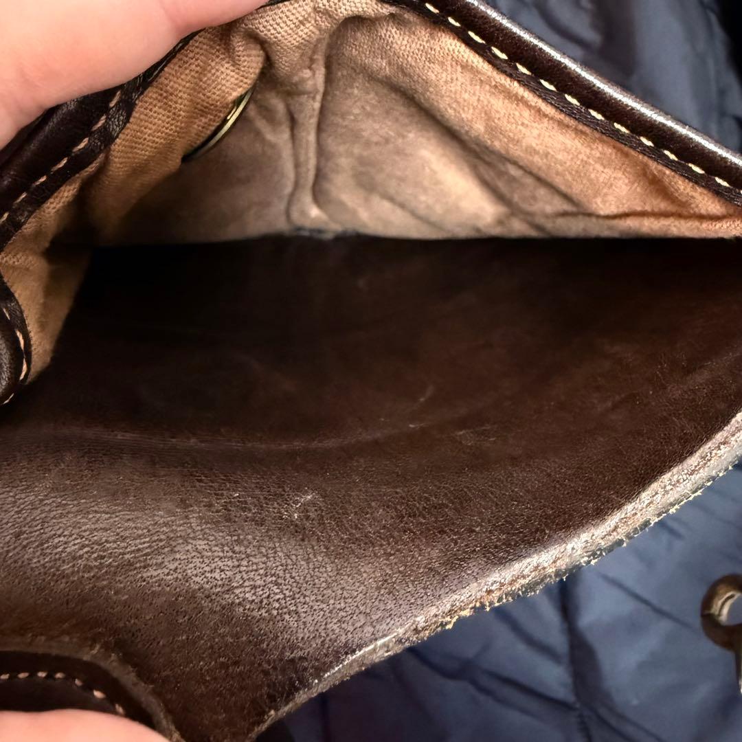 お値下げ依頼者ISAMU KATAYAMAバックラッシュレザー ボデバッグ