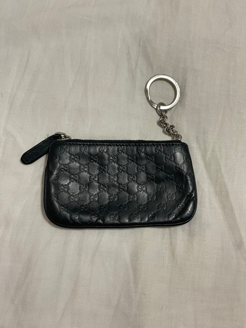 GUCCI GGパターン ケース ブラック