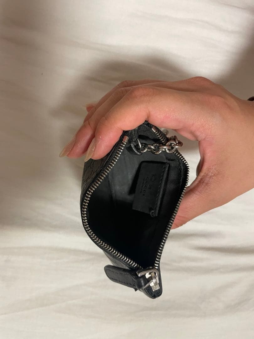 GUCCI GGパターン ケース ブラック