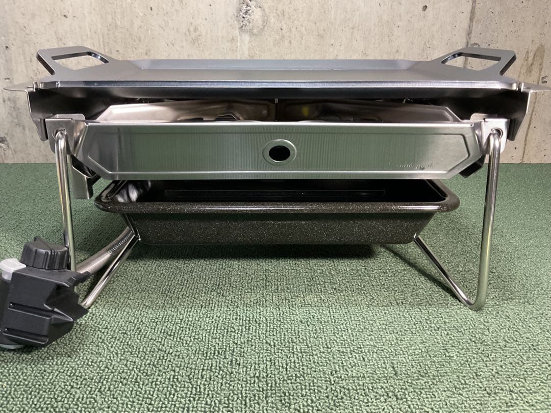 美品 雪峰苑 ＆ 雪峰苑専用 鉄板 グリル スノーピーク  peak