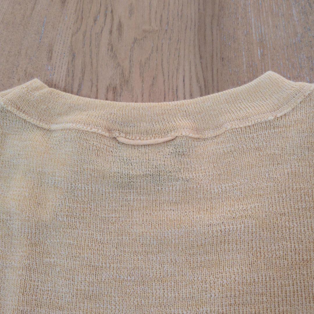 未使用タグ付　45rpm　ゆったりシンプルニット