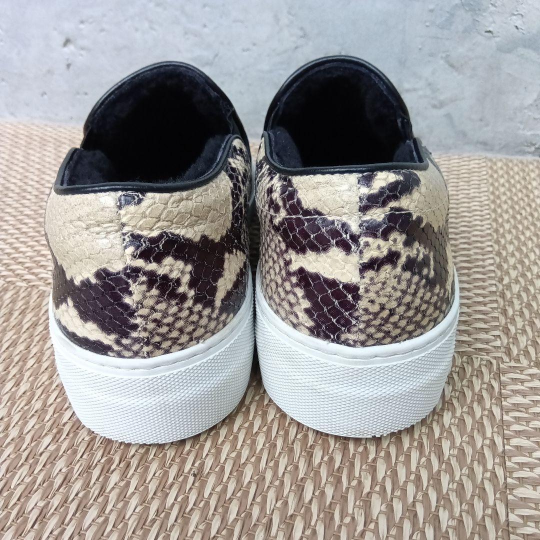 期間限定値下 ペリーコサニー　ボア 厚底 パイソン柄スニーカー 36