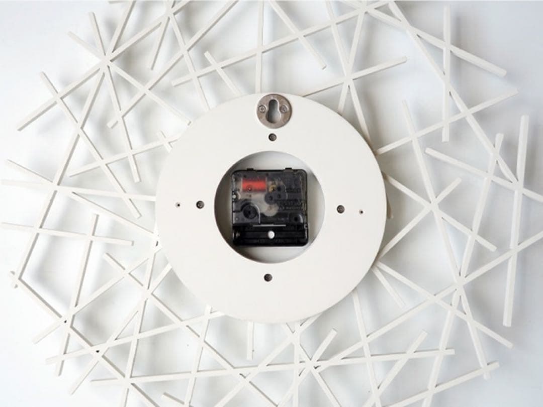 kugel モダン壁掛け時計 ホワイト