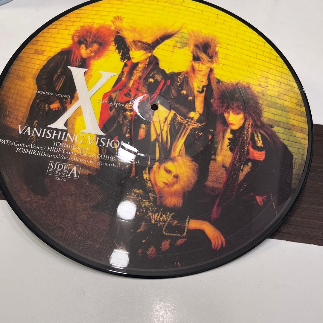 エックス X / VANISHING VISION ピクチャーLP ソノシート