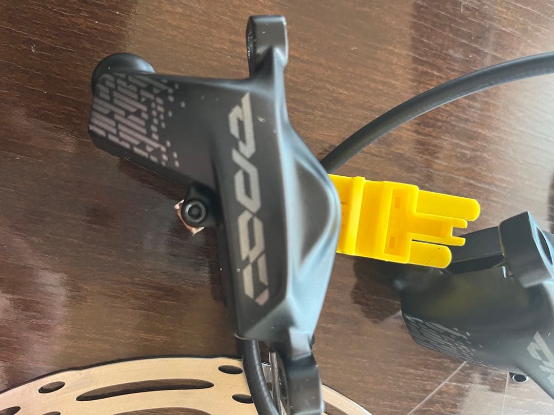 新品SRAM code R MTB ブレーキ前後セット　ローター前後台座小物付き