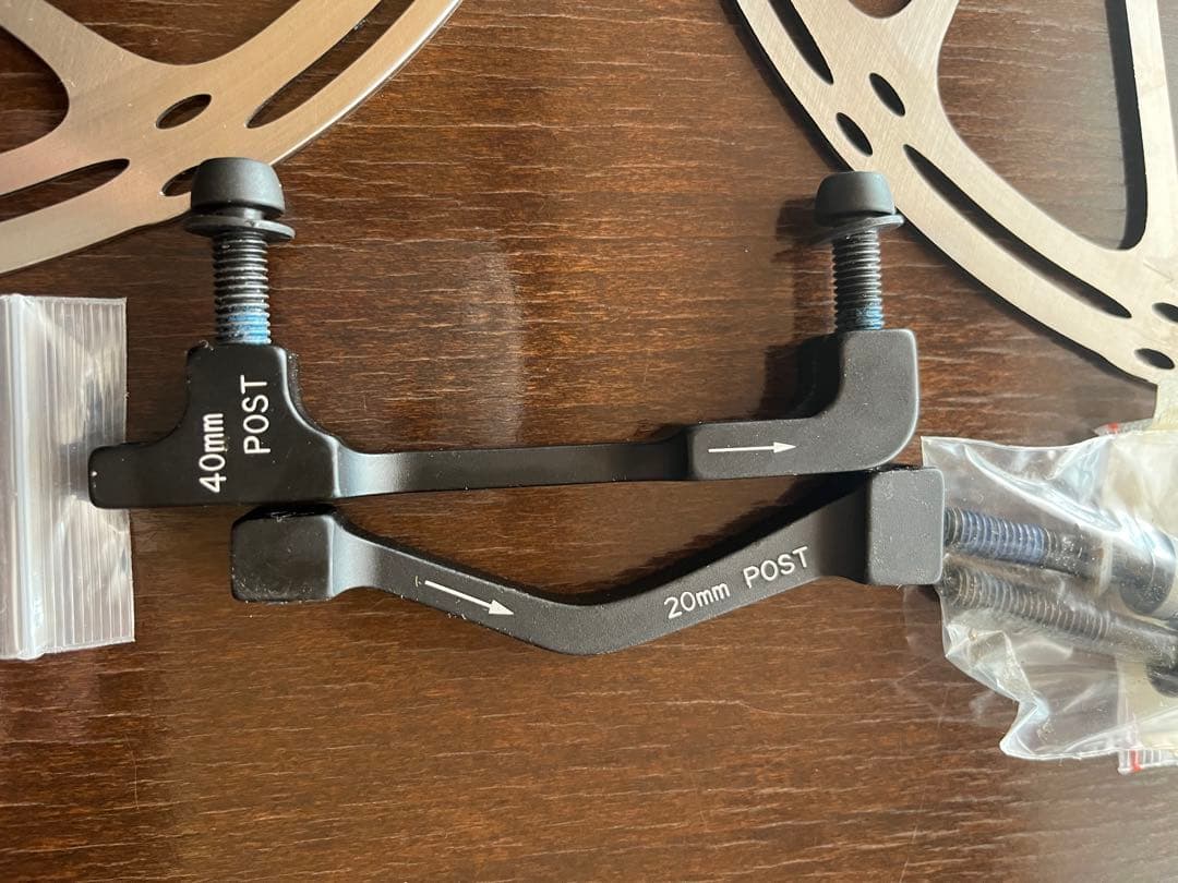 新品SRAM code R MTB ブレーキ前後セット　ローター前後台座小物付き