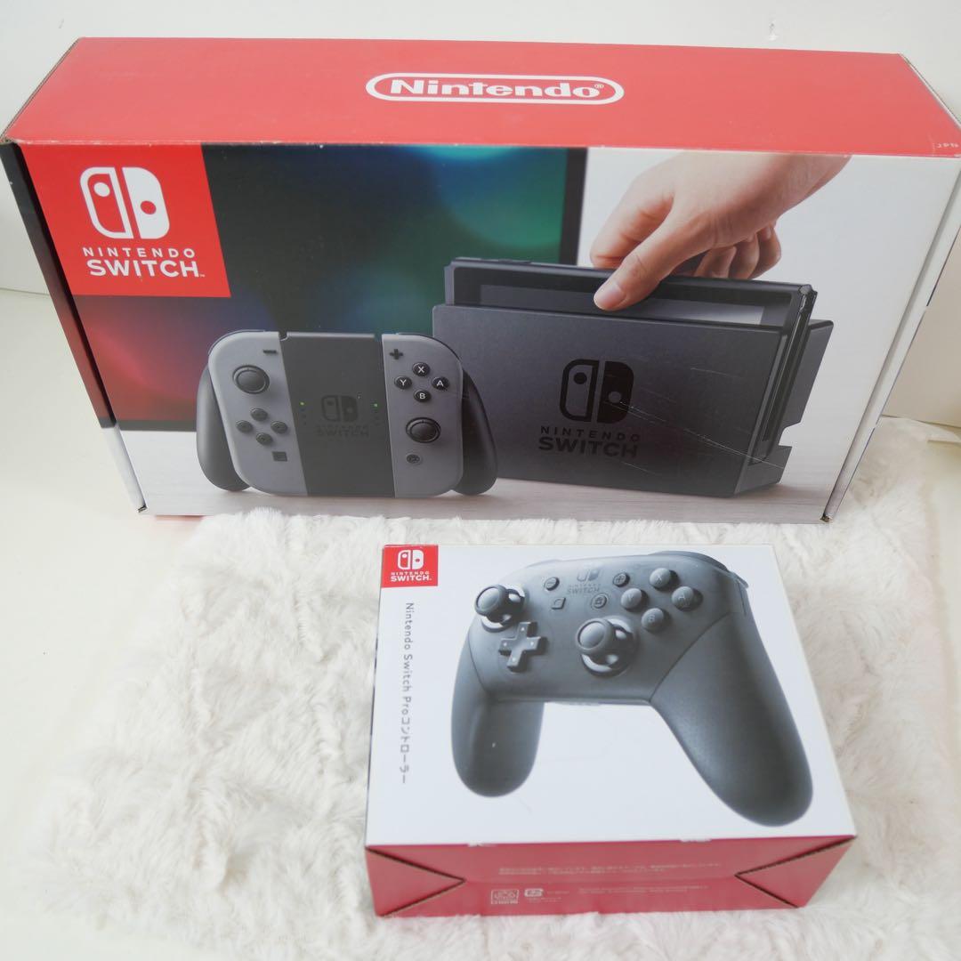 Nintendo Switch Joy-Con LRグレーコントローラー付き