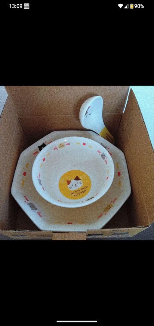 もんじろーさまお取り置き分 ふくふくにゃんこ 中華食器セット 4種類セット