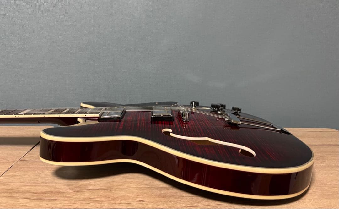 Grote セミアコ　ギターケース付き　【美品】　アンプ音出し確認済み