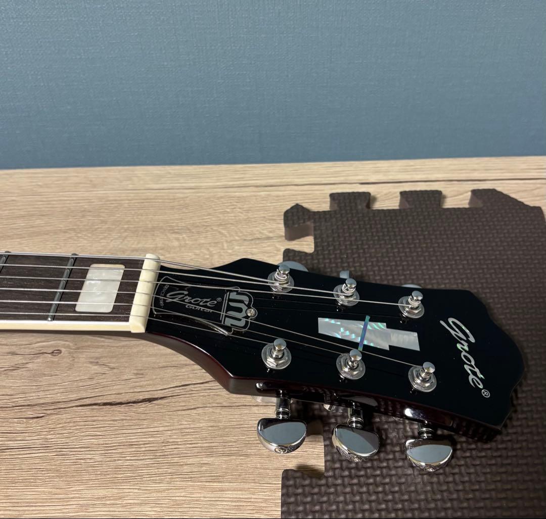 Grote セミアコ　ギターケース付き　【美品】　アンプ音出し確認済み