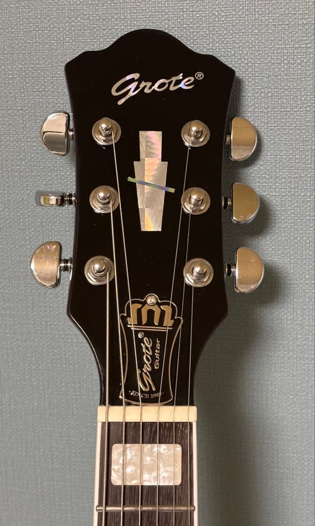 Grote セミアコ　ギターケース付き　【美品】　アンプ音出し確認済み