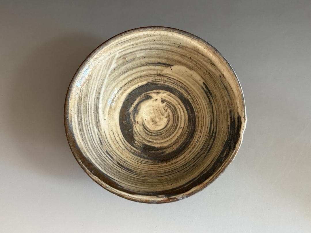 加藤芳右衛門　刷毛目茶碗　久田宗也　尋牛斎書付　銘「老浪」　茶道具　表千家