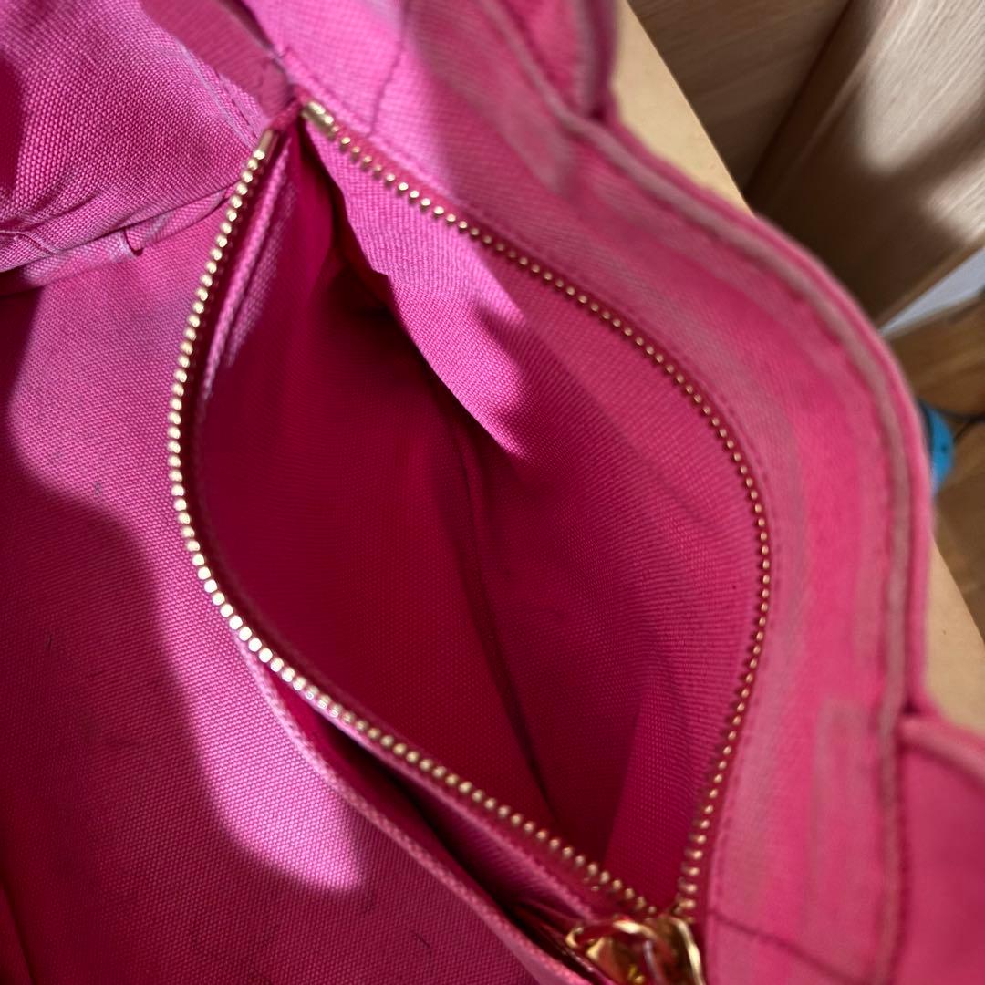 PRADA カナパトート S ピンク 使用感あり