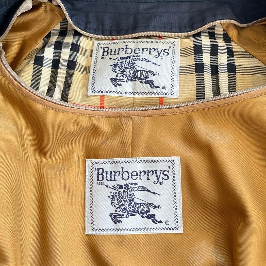 極美品　バーバリー　トレンチコート　ネイビー　ライナー　ノバチェック　ベルト